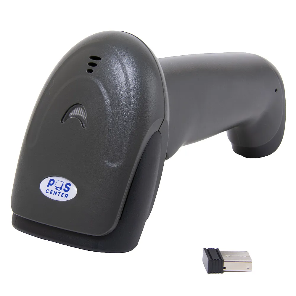 картинка Сканер штрих-кода, Poscenter 2D BT, беспроводной, черный, USB кабель, USB адаптер от ККМ.ЦЕНТР