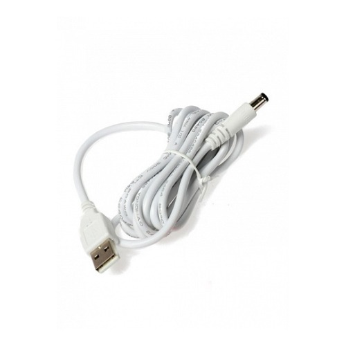 картинка Кабель питания СТ-5 (USB Аm - цилиндр, длина 1,7 м.), белый от магазина ККМ.ЦЕНТР