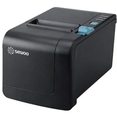 картинка Принтер чеков 58 мм, Sewoo SLK-T42 (200 мм/с,USB,Serial, отрезчик), черный от магазина ККМ.ЦЕНТР